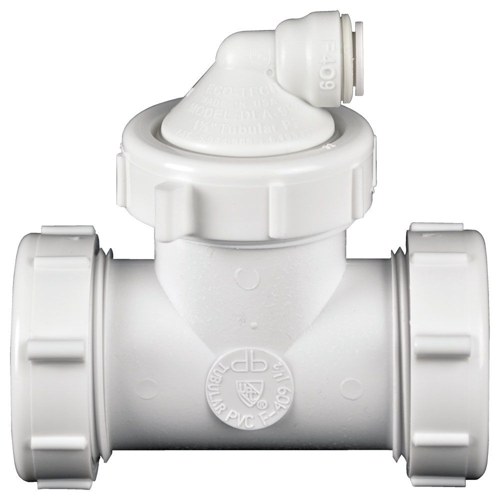 DLA-12 Drain Line Adapter - 3/8" Push-in for Air Gaps