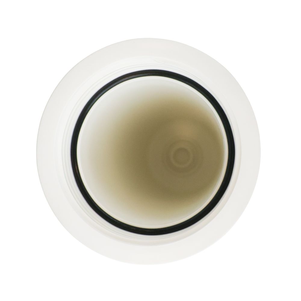 10" Neo-Pure SlimLine Flat Cap Housing NSF White Cap/White Sump 1/2" No Pressure Relief