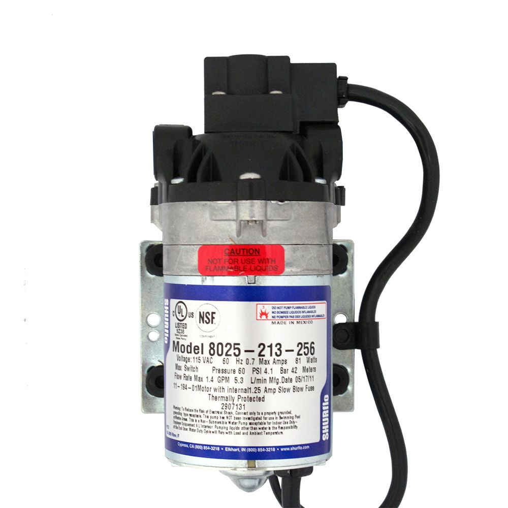 SHURflo 8025-213-256 Delivery Pump 1.5 gpm 45 psi 115V