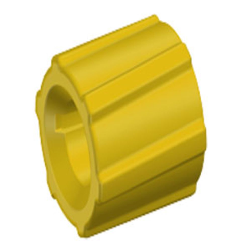 LMSL32 Yellow Nylon Stationary Luer Lock Rings