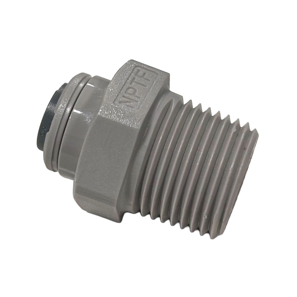 John Guest Male Connector NPTF - 1/4 x 3/8 NPTF