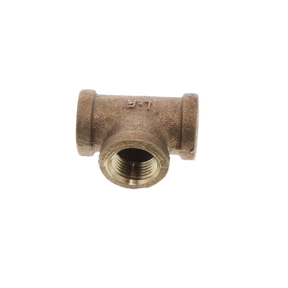Lead-Free Cast Brass Tee 3/8" FPT x 3/8" FPT x 3/8" FPT