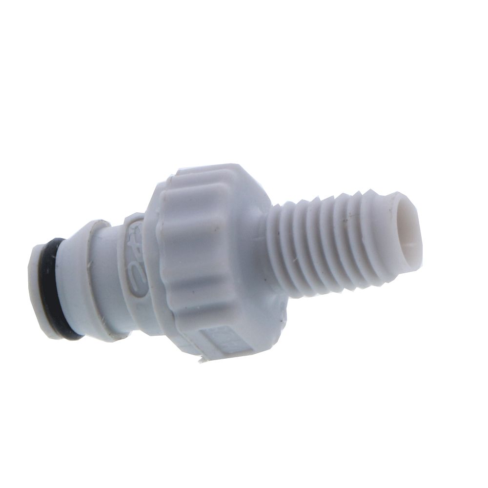 NS1D24042812 Valved In-Line Coupling Insert 1/4-28 Male Thread