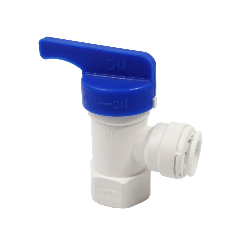 NeoFit Tank Valve Polypropylene Female Elbow NPTF - 3/8" x 1/4" NPTF