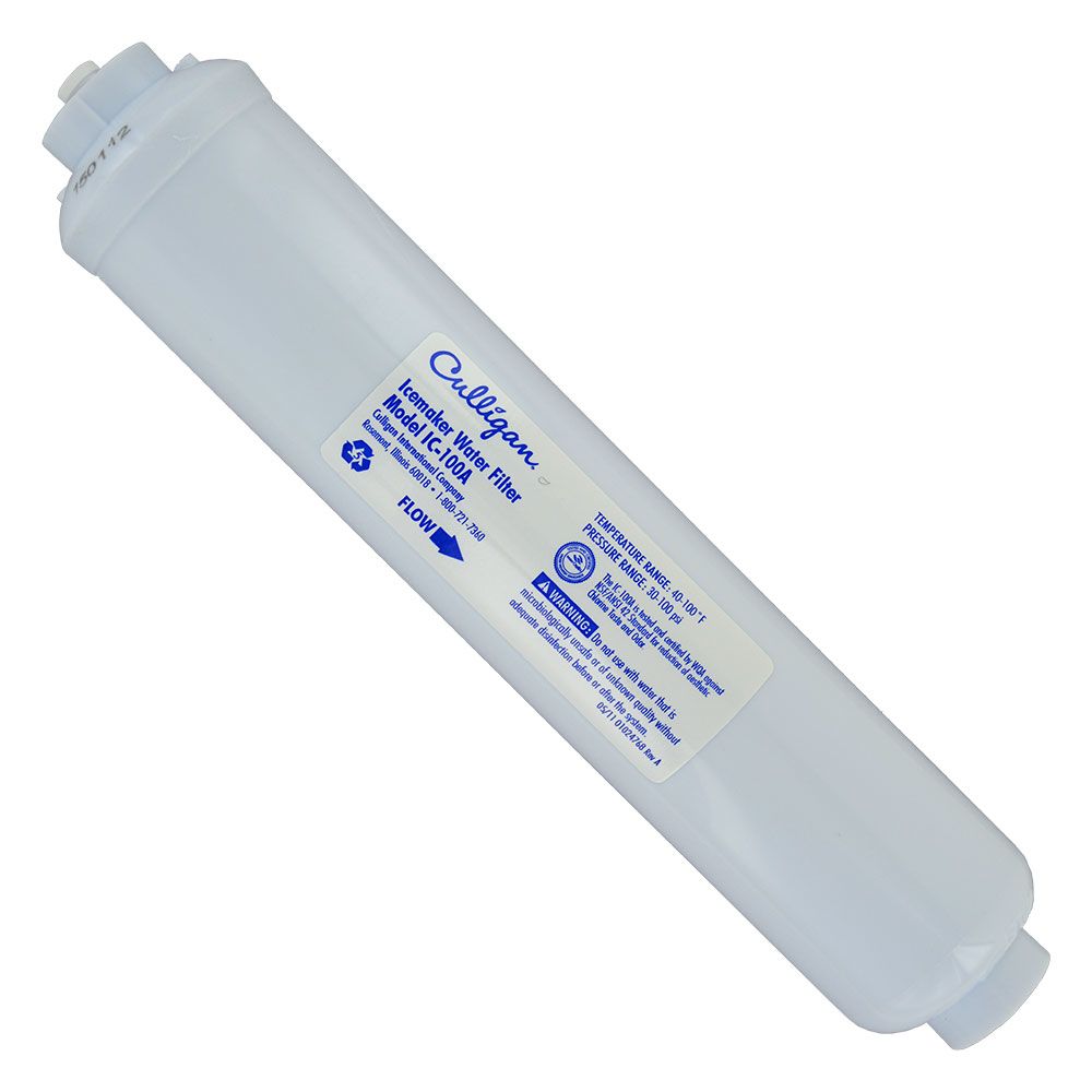 IC-100A Icemaker/Water Dispenser Filter with 1/4" QC Fittings