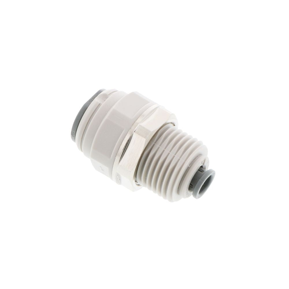 John Guest Bulkhead Union - 1/2 x 1/4
