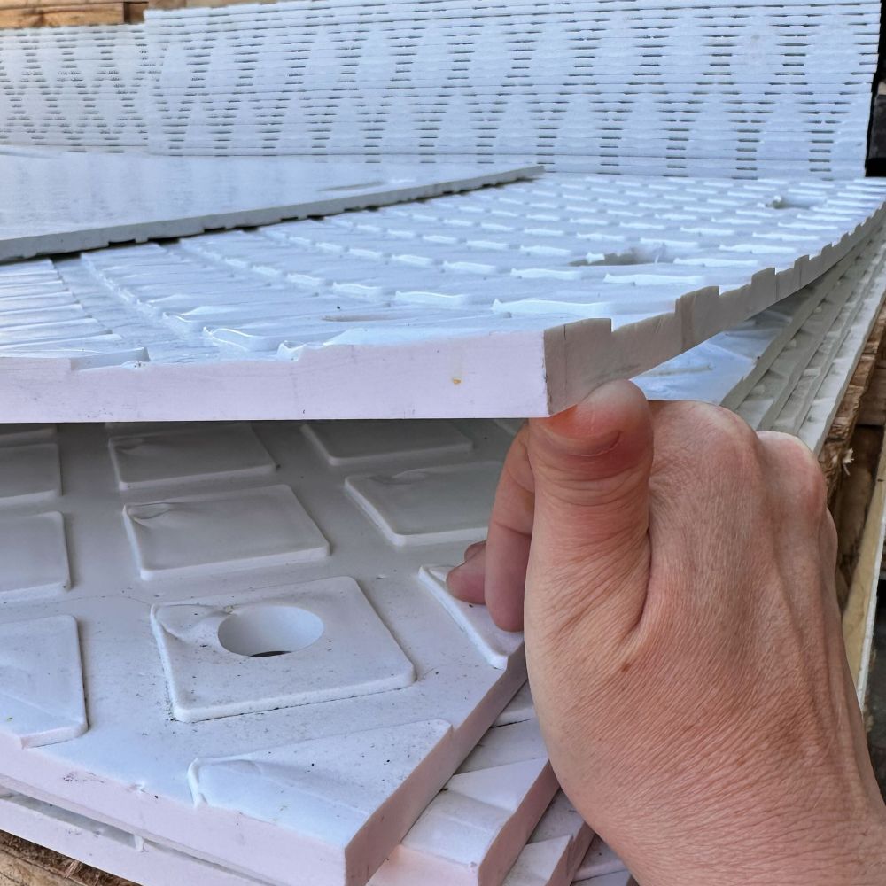 HDPE Ground Protection Mats 4'x8' - White