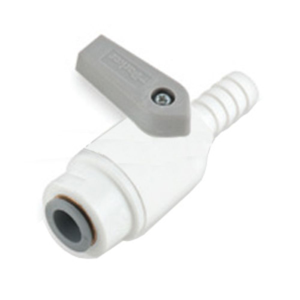 Parker Liquifit Par-Barb Valve Union Connector - 1/4 ID Barb x 1/4 QC