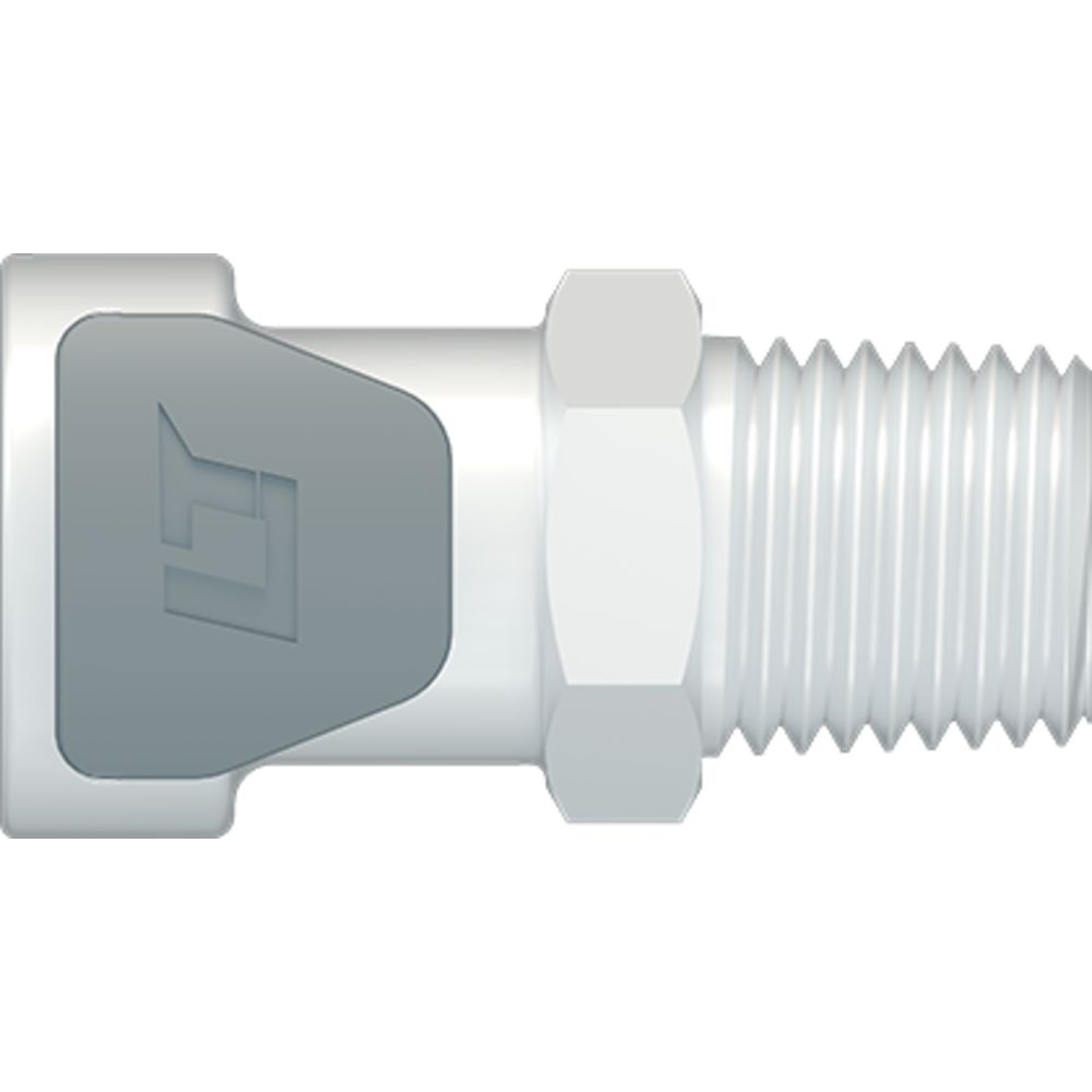 LinkTech 50AC Series Male Thread Female, Non-valved, 1/4" MNPT, Natural Acetal