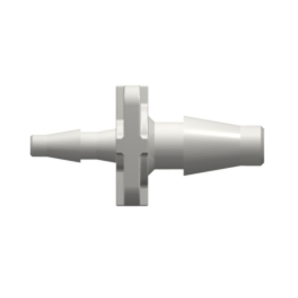 LinkTech Straight Reducer Fitting, 1/8 HB X 1/16 HB, White Nylon