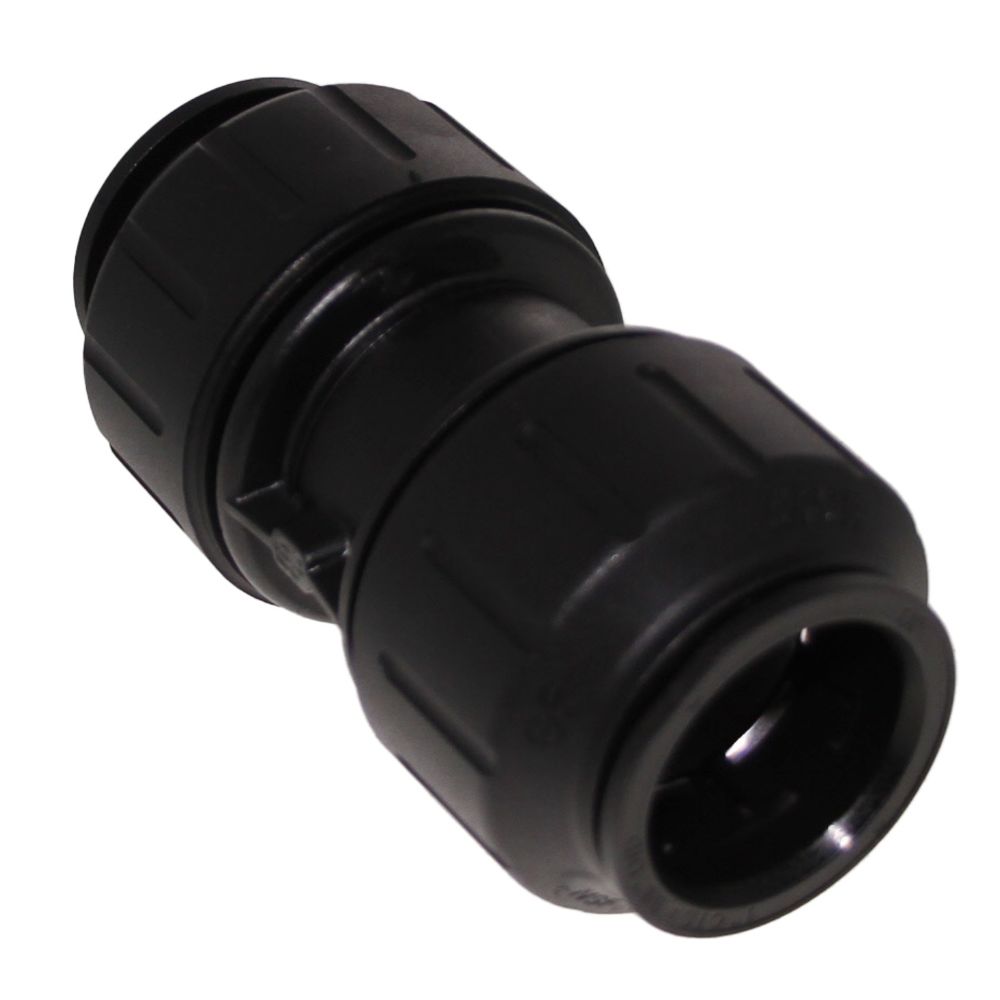 John Guest Black Coupler - 1 CTS