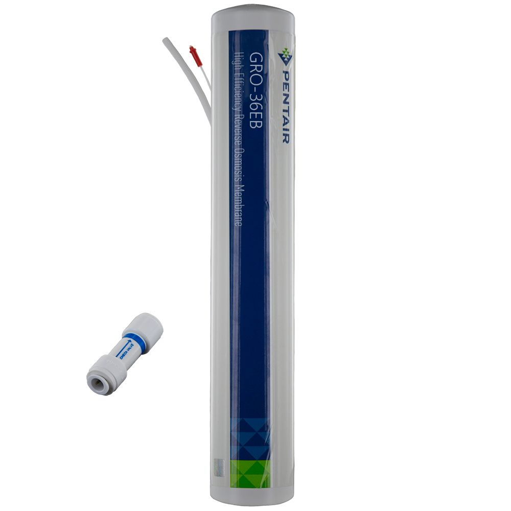 Pentair GRO-36EB TLC Encapsulated Membrane 36gpd w/Check Valve and Flow Control