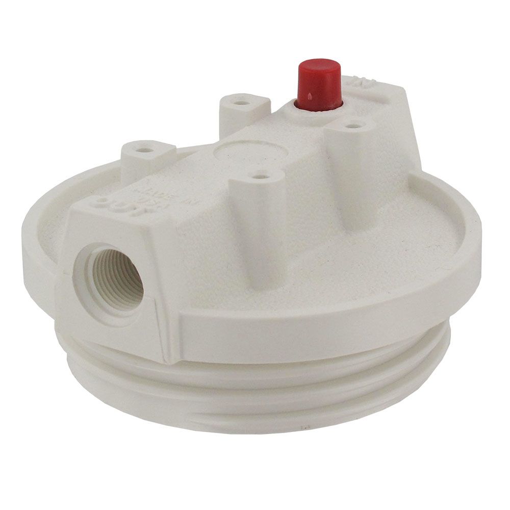 Pentek White Cap for #5, #10, #20 Slimline Housings w/ PR - 3/8" FPT