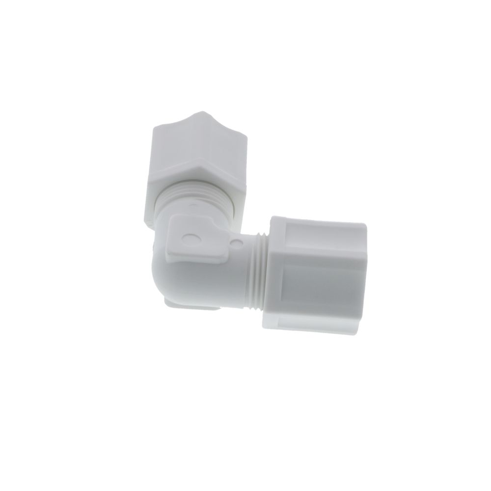 JACO 50-8-P-PG Polypropylene Union Elbow 1/2 OD Tube x 1/2 OD Tube