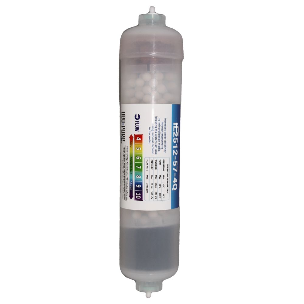 Neo-Pure IL2512-57-4Q Inline Alkaline Filter Cartridge 1/4" QC