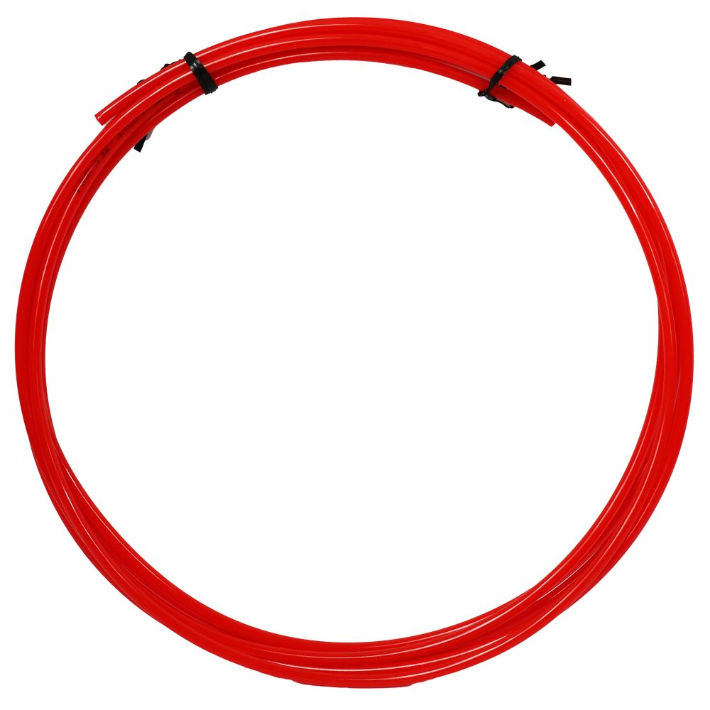 Red 4mm OD LLDPE Polyethylene Tubing