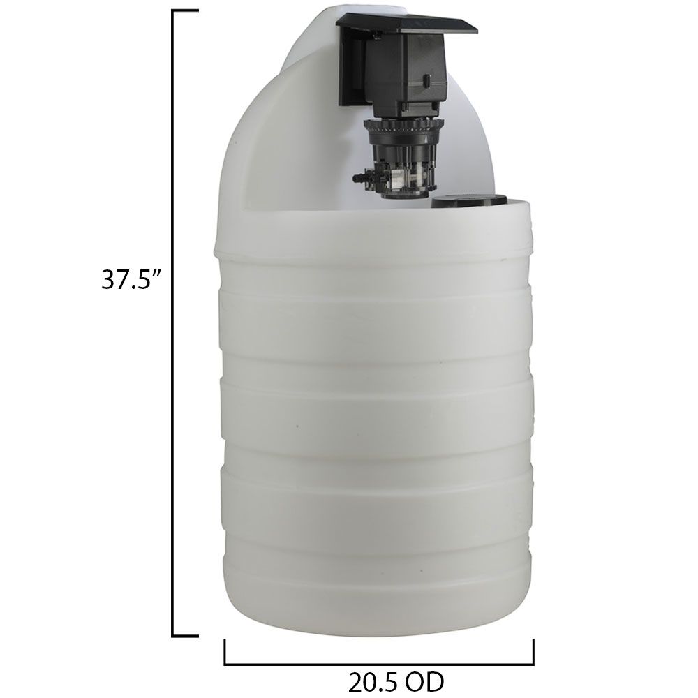 Stenner Single Head Adjustable Pump with 30 Gallon Tank #7 Tube 1.1 - 22 GPD System