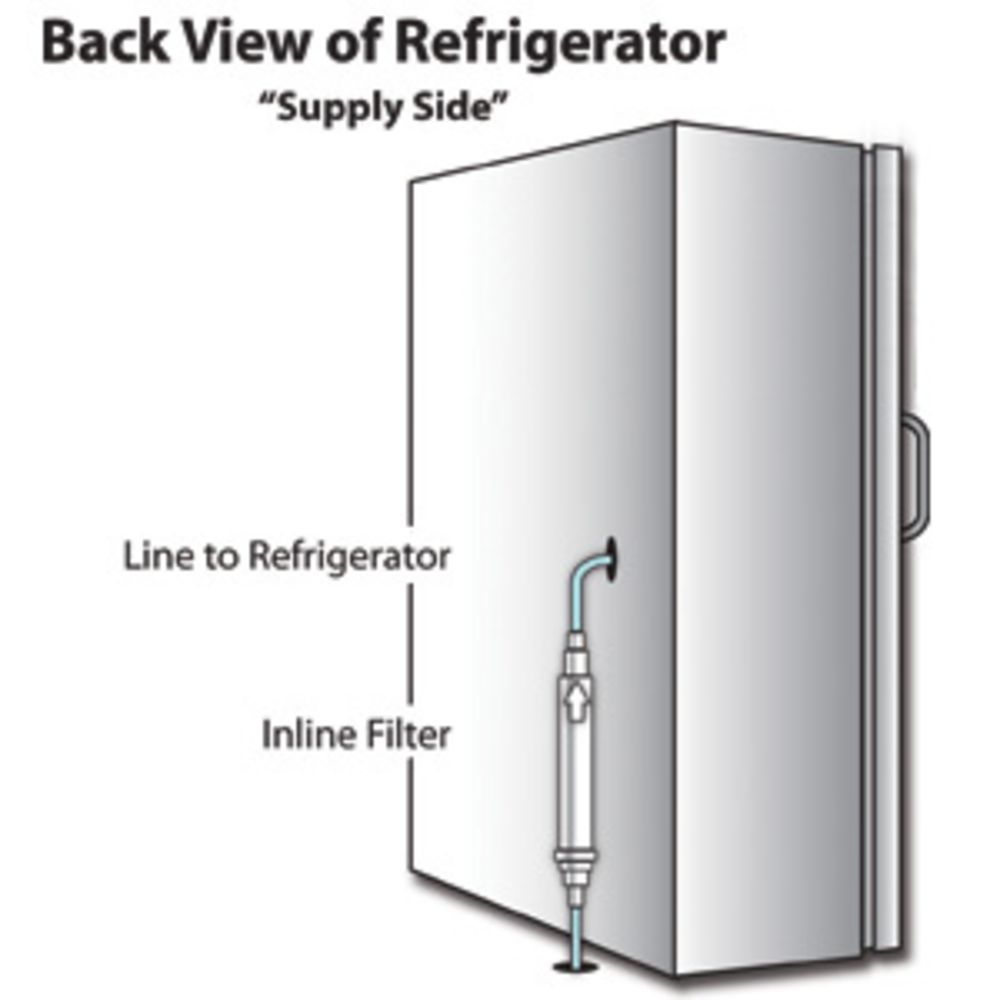 Pentek IC-101L Taste/Odor Inline RO Postfilter 1/4" FPT