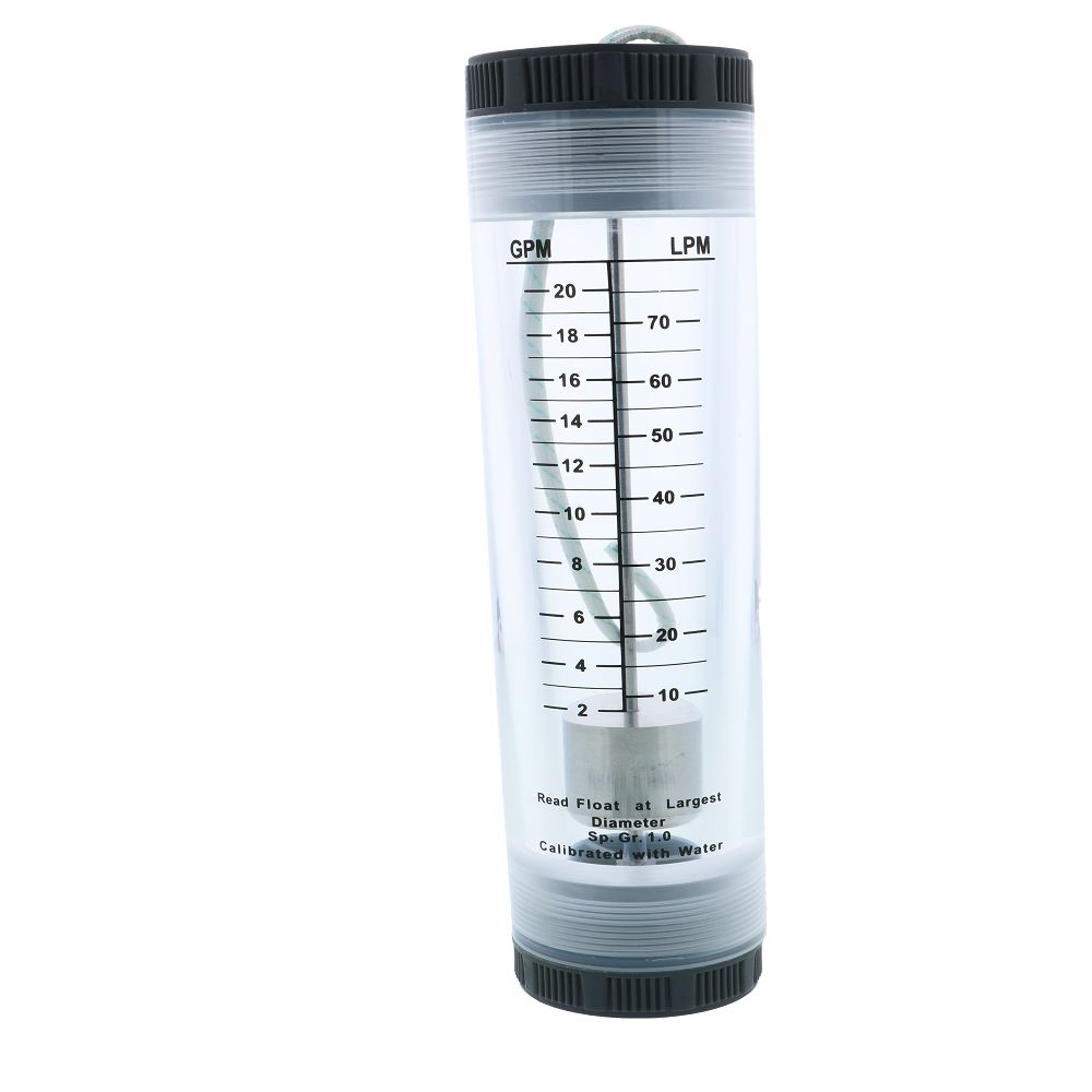 Axeon 204271 Inline Flow Meter 1-20 GPM, 1" FNPT