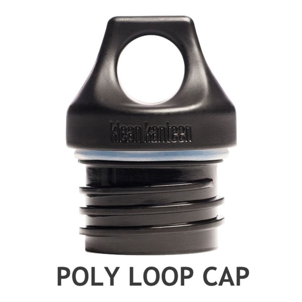 Klean Kanteen Classic 18 oz. Stainless Steel Water Bottle w/ Poly Loop Cap