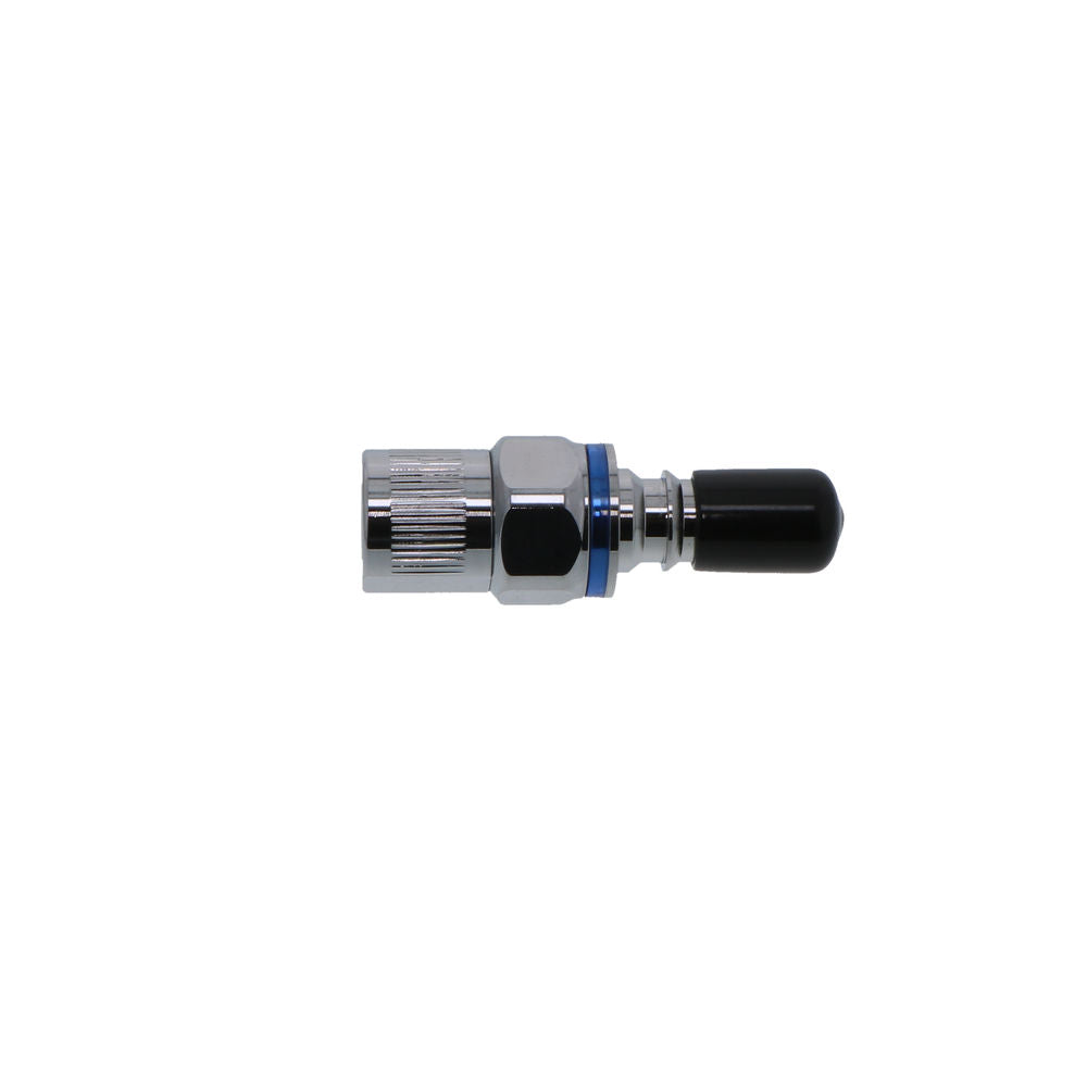 LQ4D20006BLU Valved In-Line 3/8" PTF Liquid Cooling Coupling Insert Cool Blue