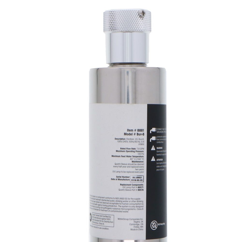 Aqua Flo ABUV-8 UV Disinfection System NSF Class B