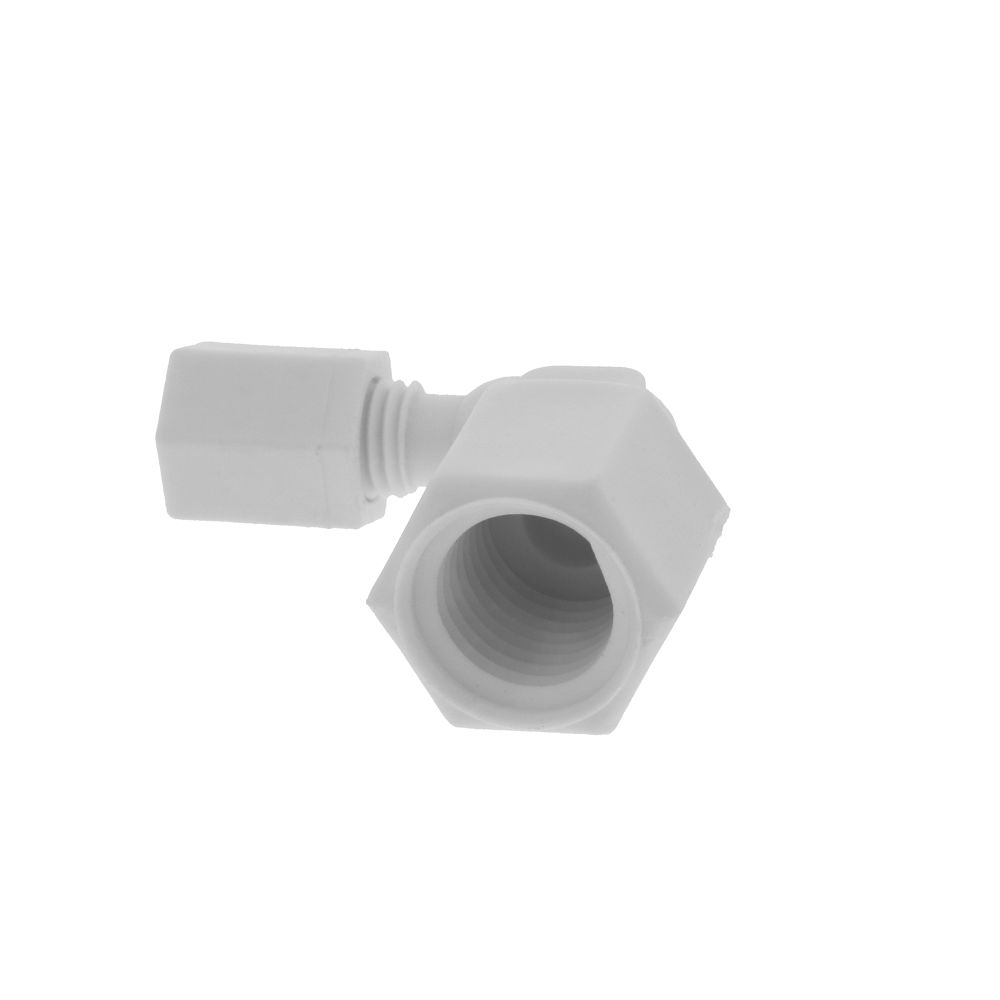 JACO 45-2-4-P-O Polypropylene Female Elbow 1/8 OD Tube x 1/4 FPT