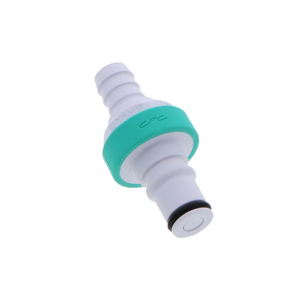 NS4D2200606 ABS Valved In-Line Hose Barb Coupling Insert 3/8 ID Barb