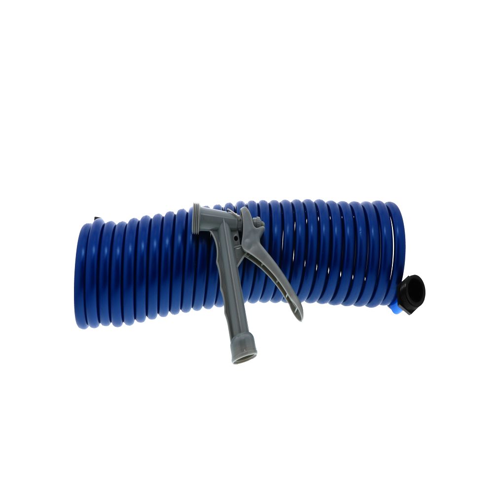 Watts AquaLock/SeaTech - SC25203B Supercoil Hose 25' Blue with Speed-Tap Hose Adaptor