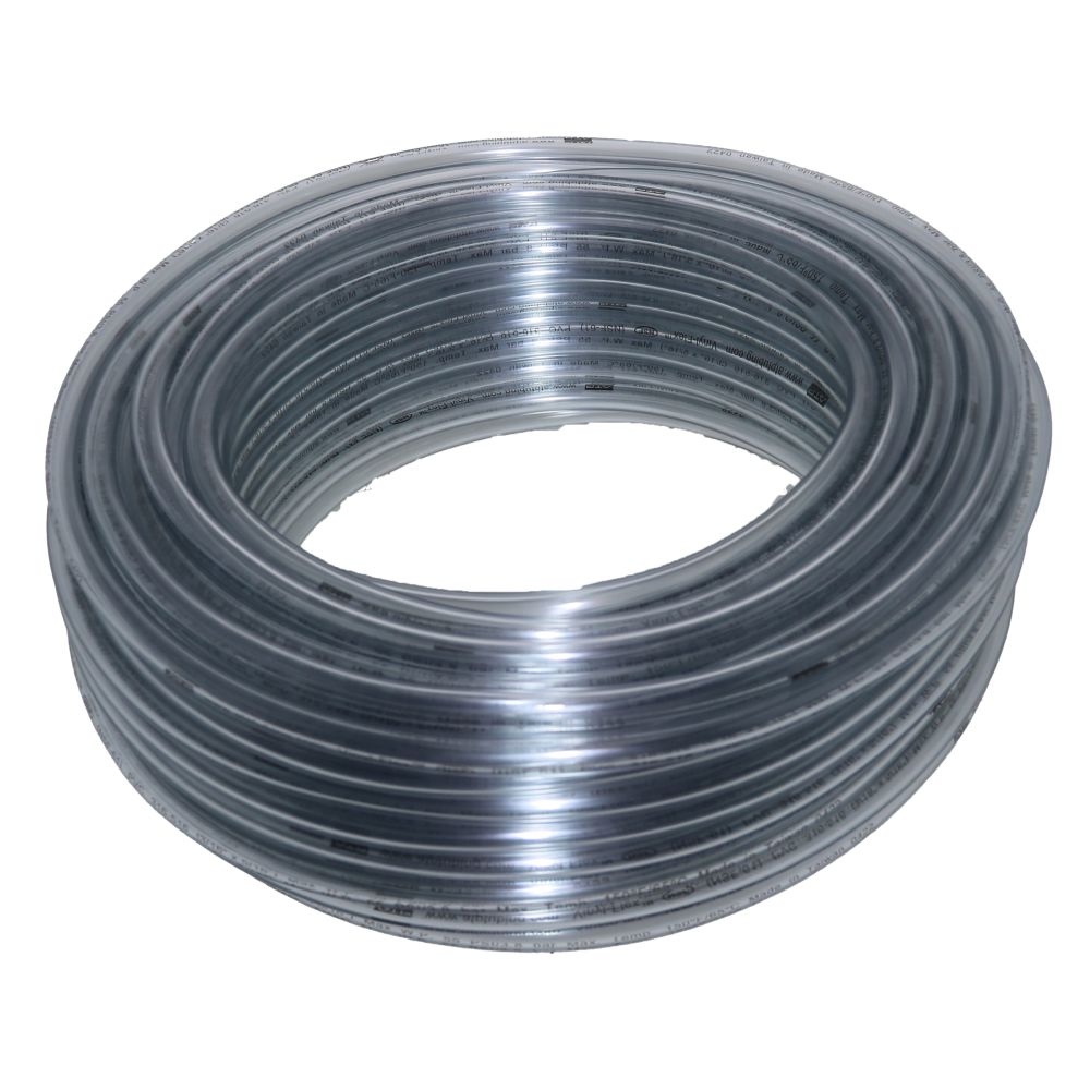 Clear Flexible PVC Tubing 3/16 ID x 5/16 OD