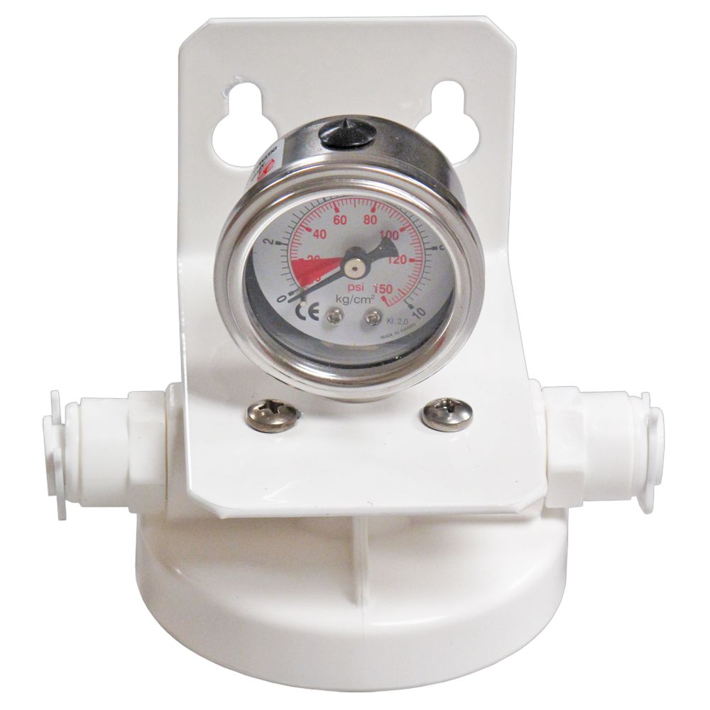 BevGuard BSS-G Single Filter Head with Bracket and Gauge