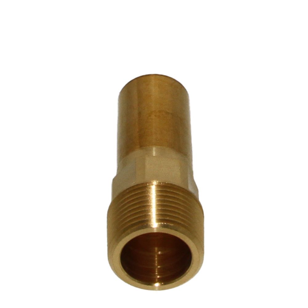 John Guest Brass Male Stem Adapter NPT - 22mm x 3/4 NPT