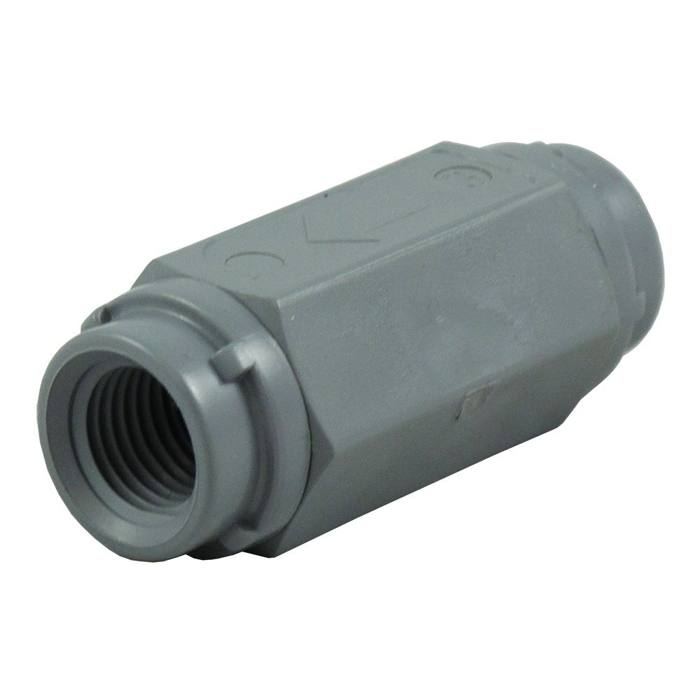 Check Valve 426 Series PVC Gray 1/4" FPT EPDM