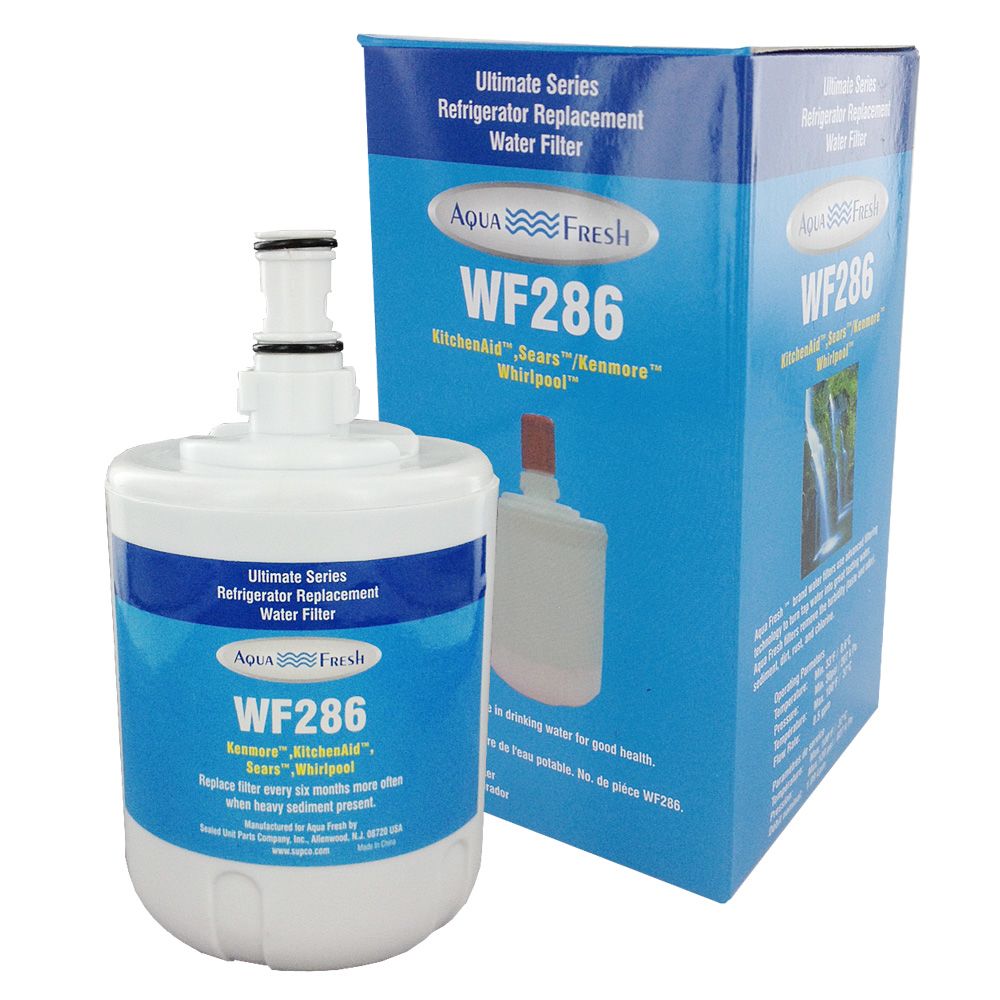 Aqua Fresh WF286 Whirlpool KitchenAid Deluxe Compatible Filter for 8171413 & 8171414
