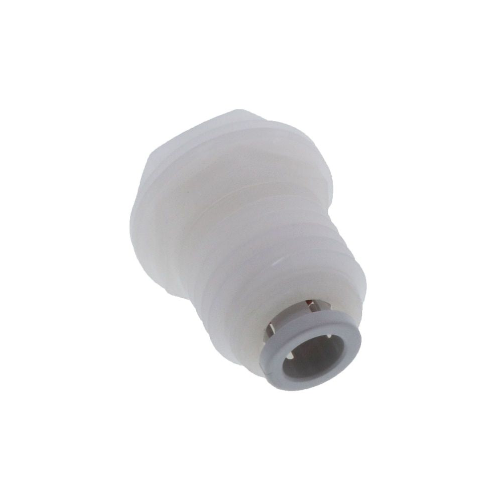 Kynar PVDF Bulkhead Union - 3/8 x 3/8