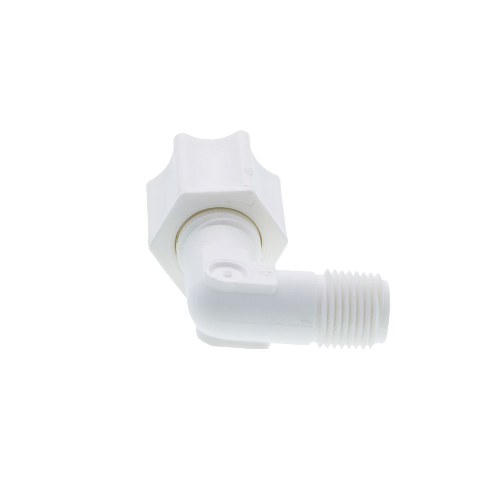 JACO 40-4-2-P-PG Polypropylene Male Elbow 1/4 OD Tube x 1/8 MPT