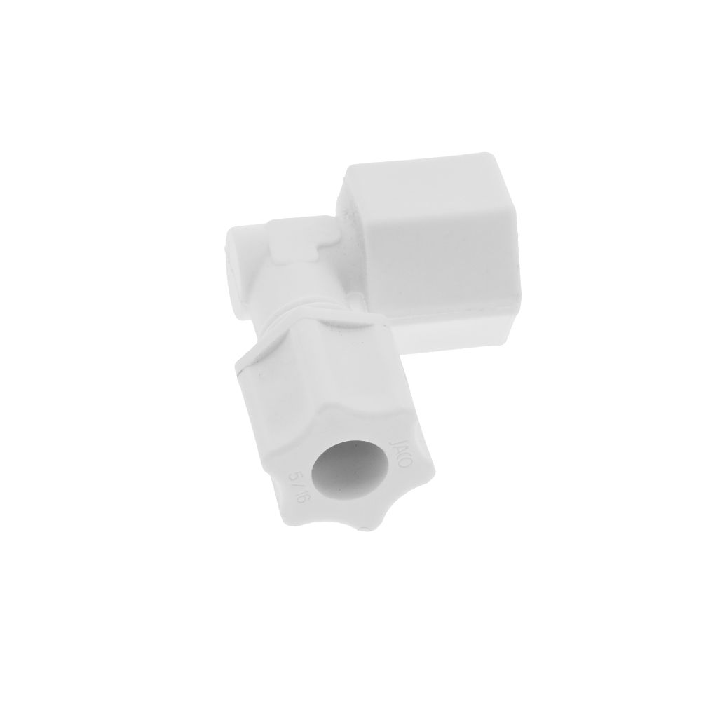 JACO 45-5-4-P-O Polypropylene Female Elbow 5/16 OD Tube x 1/4 FPT