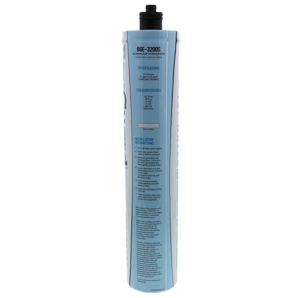 BevGuard BGE-3200S 0.5 Micron CTO/Cyst/Scale Reduction Filter