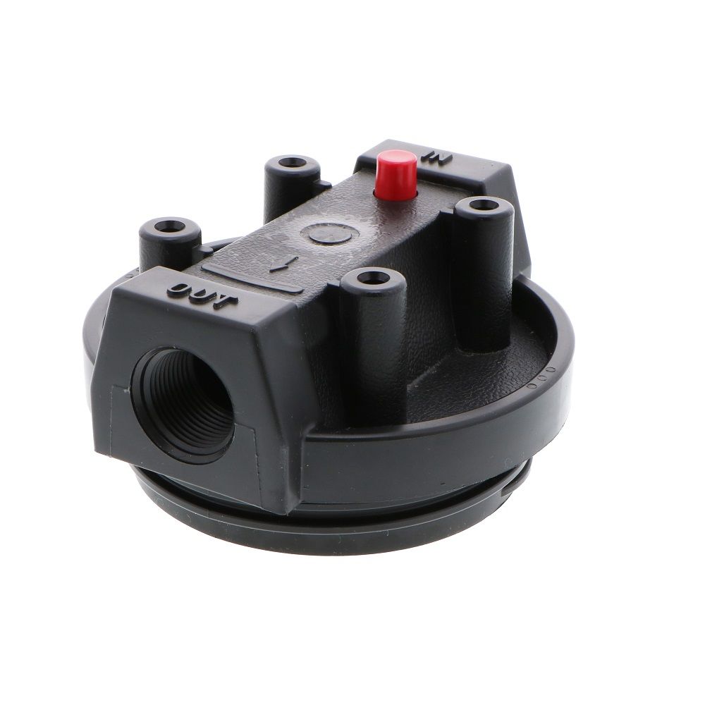 Pentek 154115 Black Mounting Bracket Cap for Standard Housings w/ PR - 3/4" FPT