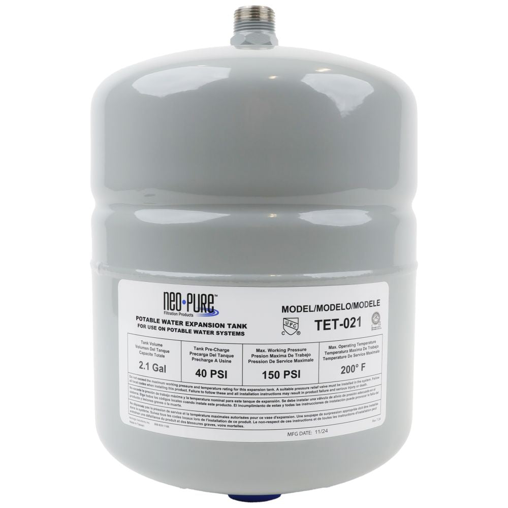 Neo-Pure Thermal Expansion Tank 2.1 gal 3/4 MNPT OPEN BOX