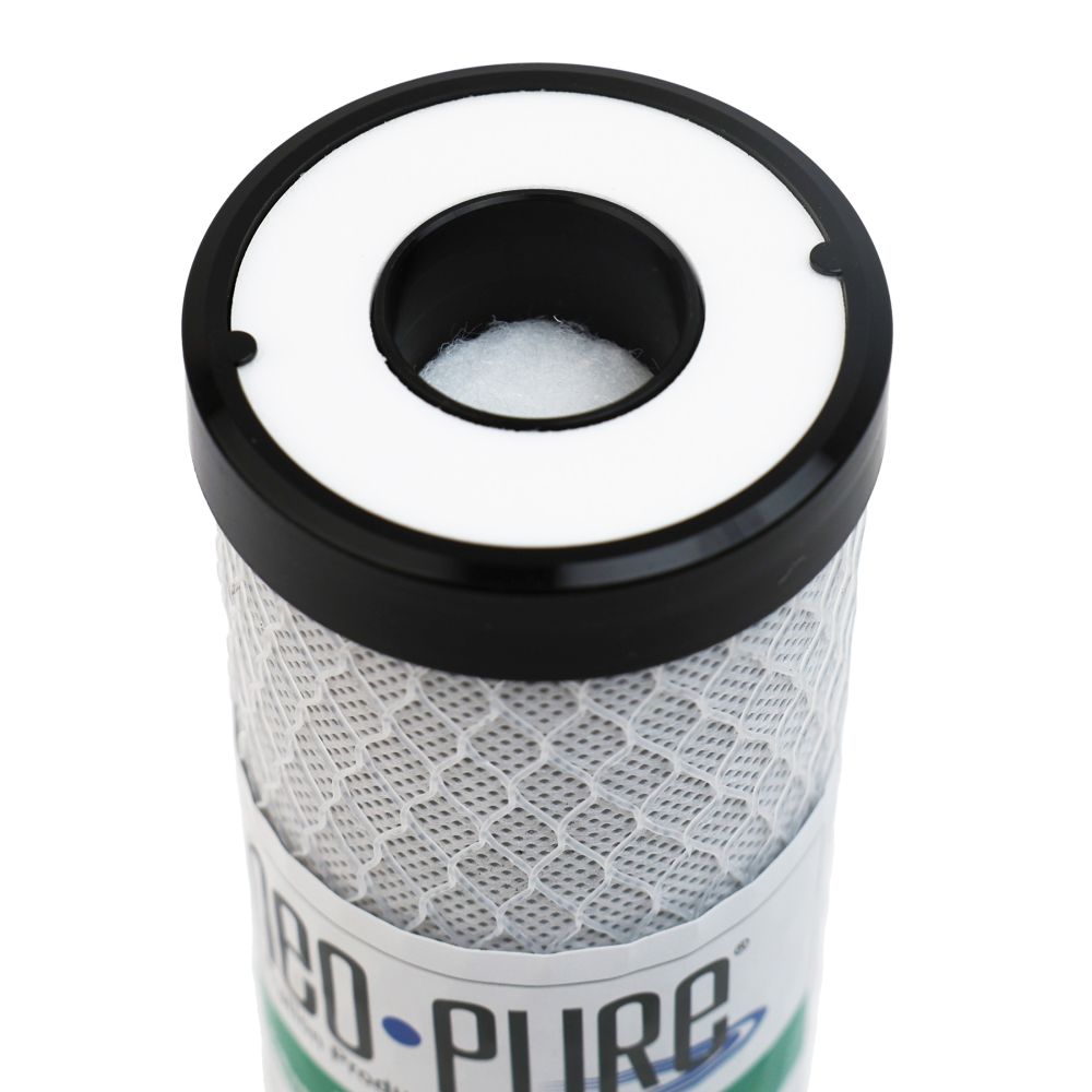 Neo-Pure NP-RV1-MB Replacement RV Water Filter with Disinfectant Media for Slimline & Standard Style Housings - 5 Micron