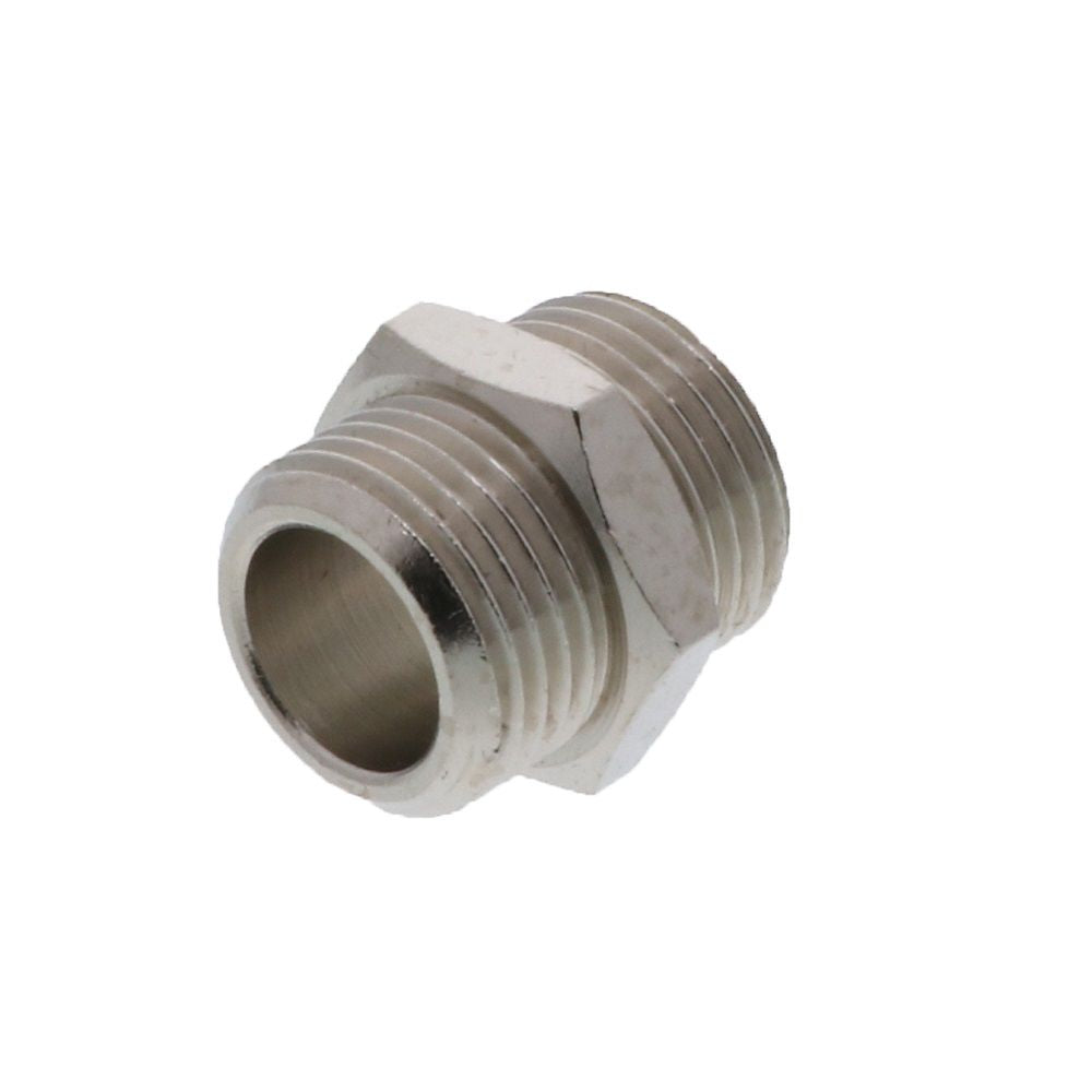 Parker Legris Nickel Plate Brass 1/2" BSPP x 1/2" BSPP