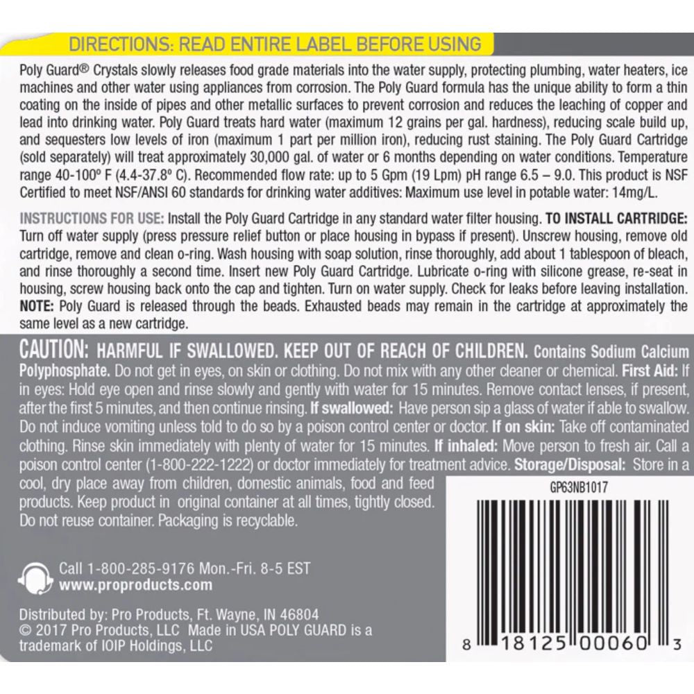 Pro Poly Guard Scale and Rust Preventer - 3 LB