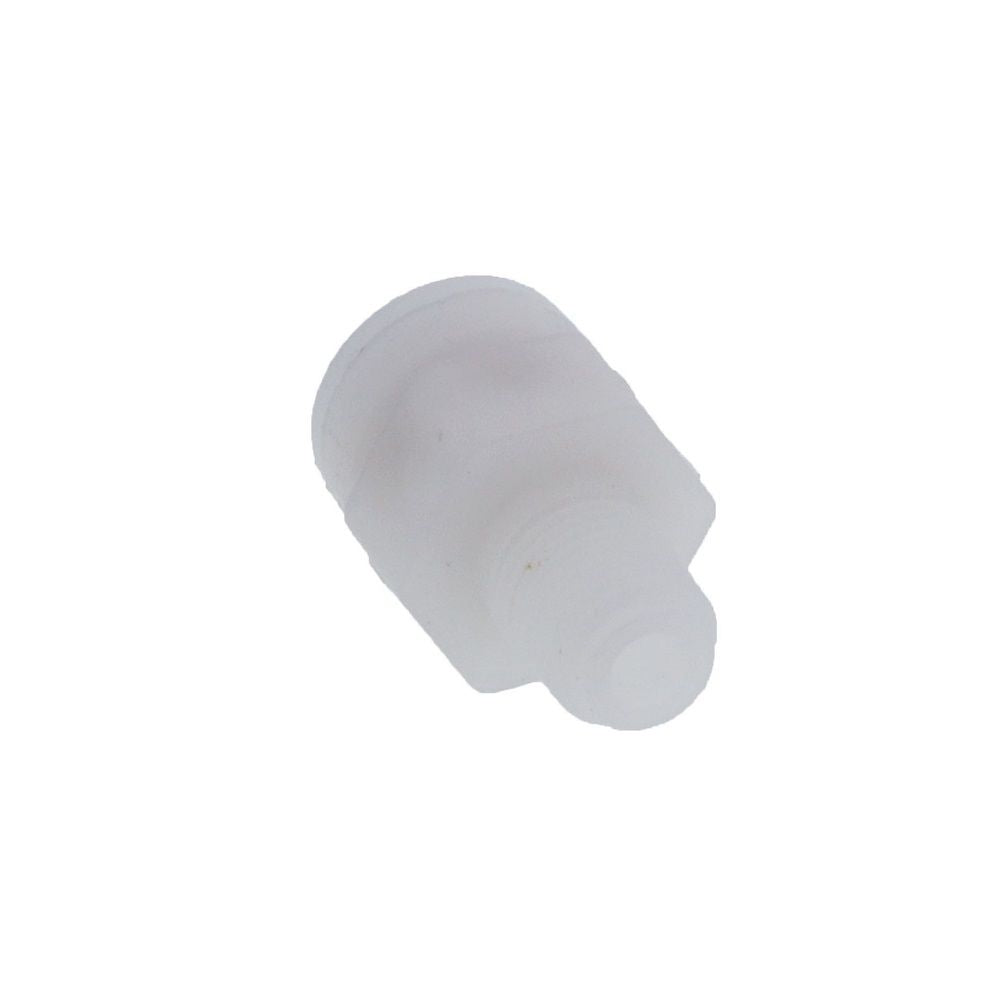 Kynar PVDF Male Connector - 1/4 x 1/8 NPTF