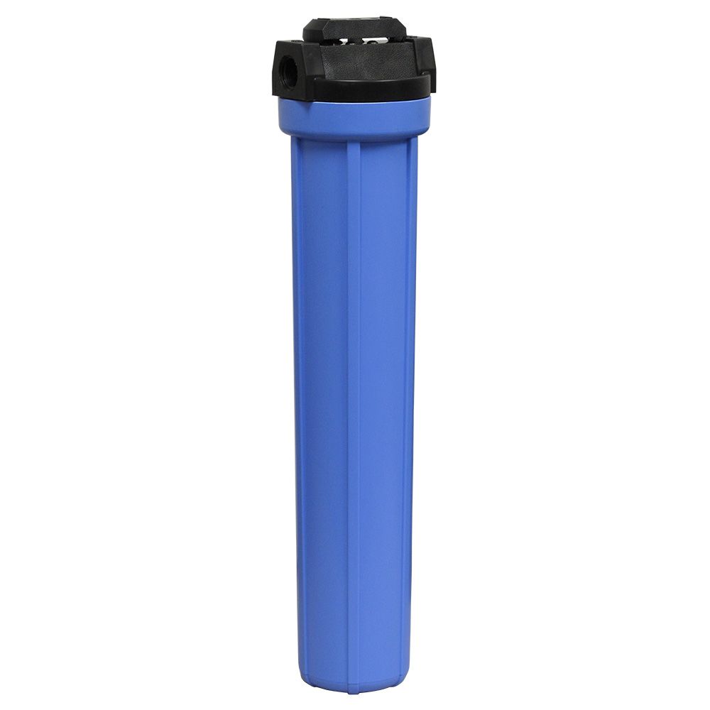 Pentek 150166 20" Standard Filter Housing Black/Blue VIH w/PR - 3/4" FPT