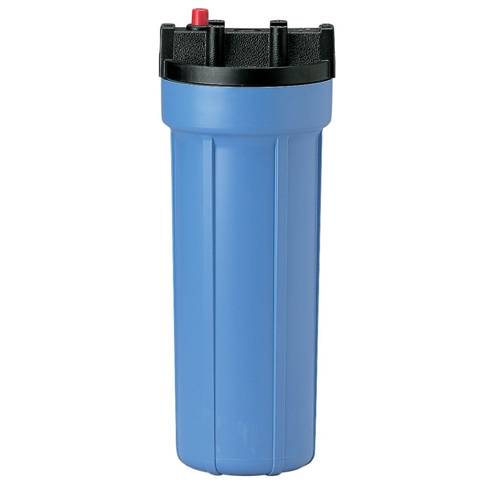 Pentek 10" Slim Line Water Filter Housing Black/Blue w/ PR