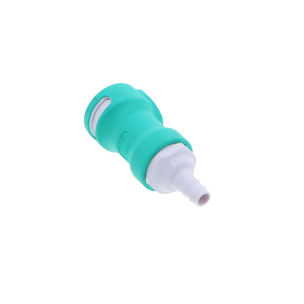 NS4D1700406 ABS Valved In-Line Hose Barb Coupling Body 1/4 ID Barb