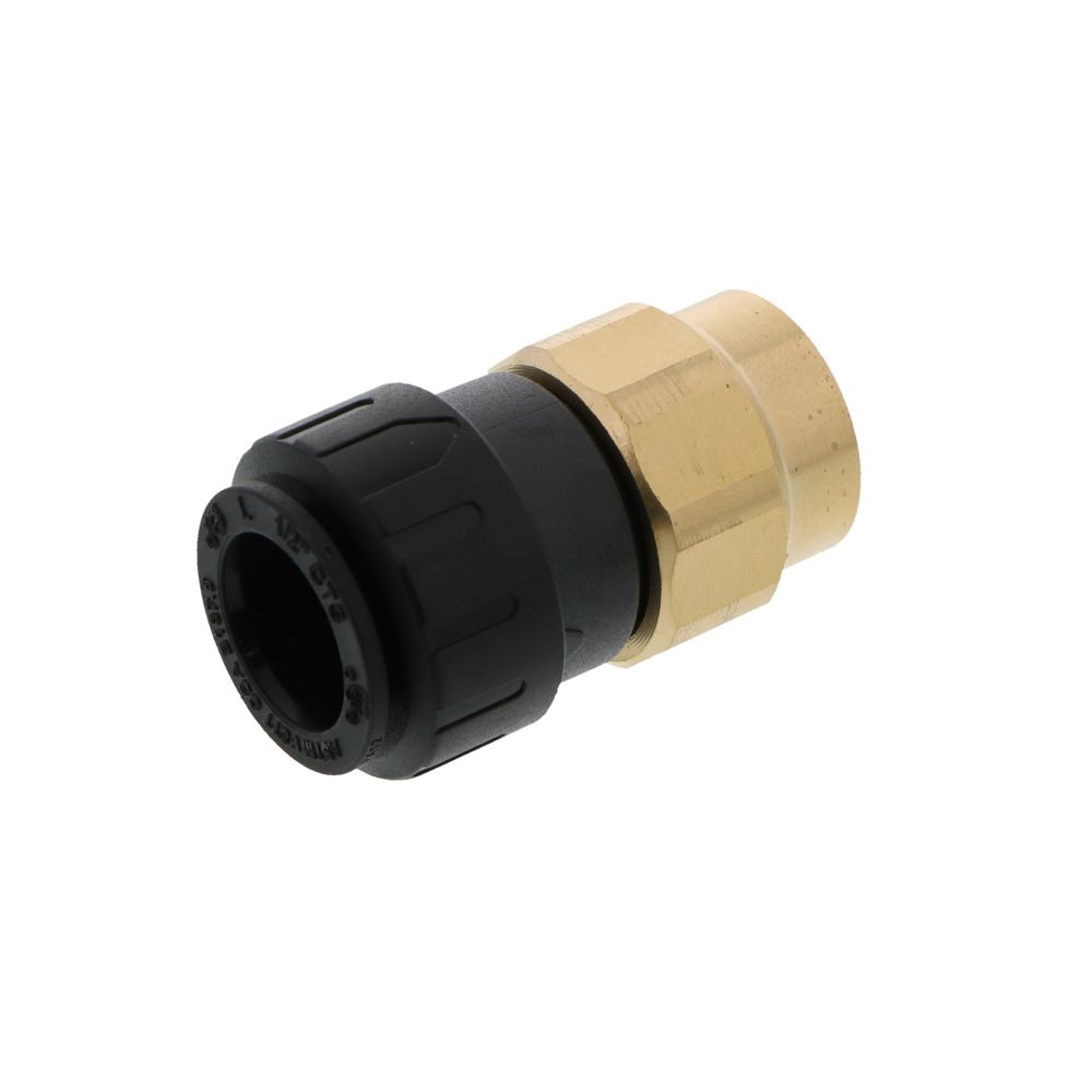John Guest ProLock Female Connector NPS - 1/2 CTS x 1/2 NPS