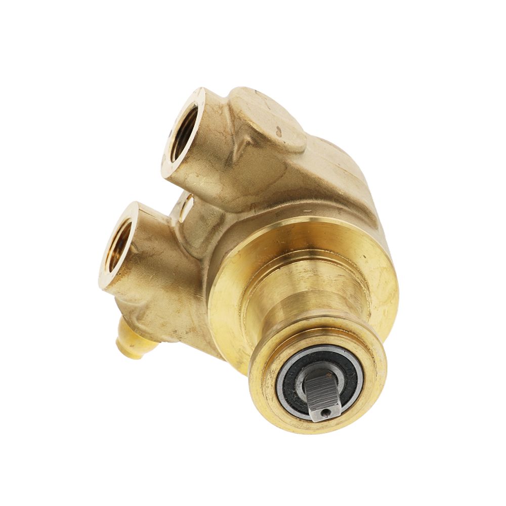 Fluid-o-Tech Lead Free Brass Rotary Vane Pump with Brass Key 190 gph 1/2" NPT