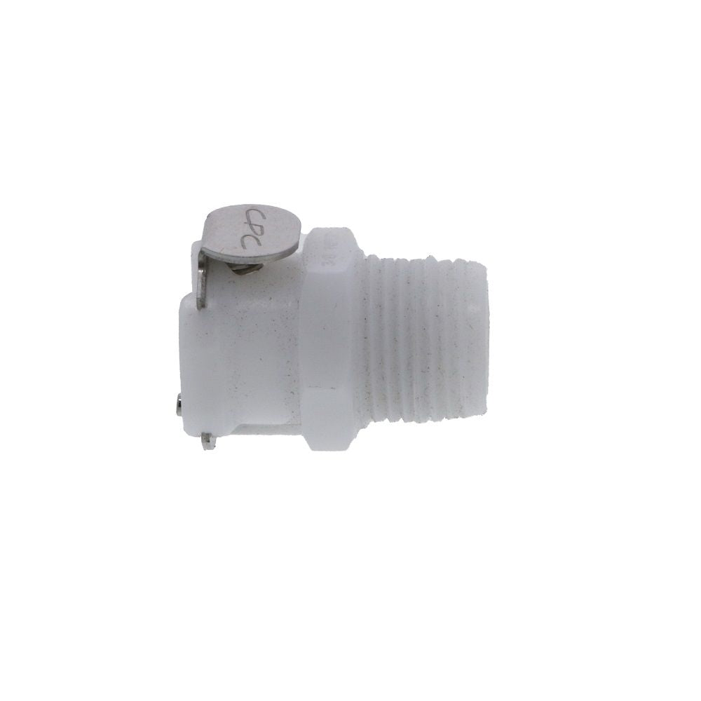 PLCD10006BSPT Valved Male Thread Coupling Body 3/8 BSPT